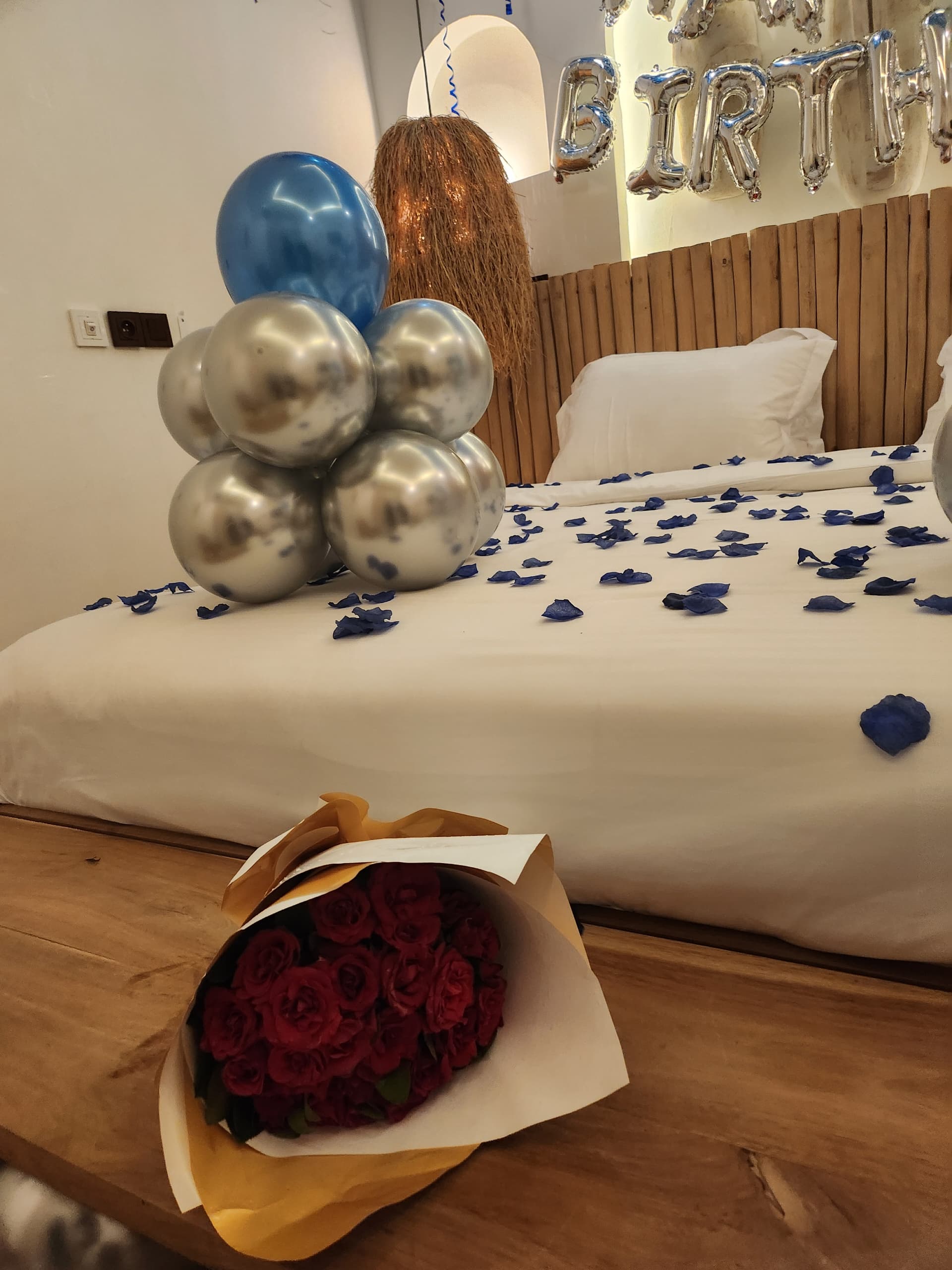 Décoration d'anniversaire romantique Miadjoe Beach Resort